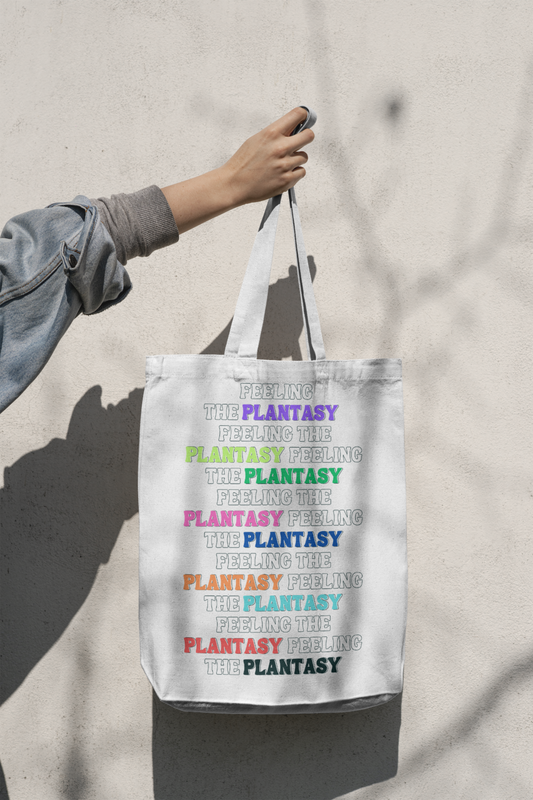 Plantasy rainbow tote